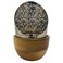 Wooden And Metal Incense Burner 13Cm*22Cm, Silver