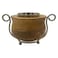 Wooden And Metal Incense Burner 12Cm*9Cm, Silver