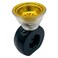 Ceramic Incense Burner 8.5Cm*13Cm, Black