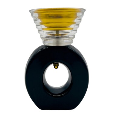 Ceramic Incense Burner 8.5Cm*13Cm, Black