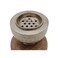 Wooden And Metal Incense Burner 12Cm*13Cm, Silver/Wood