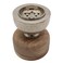 Wooden And Metal Incense Burner 12Cm*13Cm, Silver/Wood
