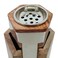 Wooden And Metal Incense Burner 11Cm*21Cm, Silver/Wood