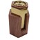 Wooden And Metal Incense Burner 11Cm*18Cm, Gold/Wood