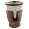 Wooden And Metal Incense Burner 11Cm*15Cm, Silver/Wood