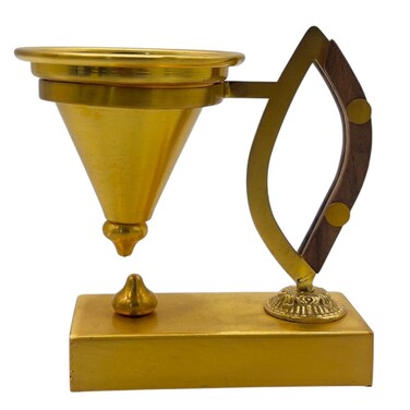 Incense Burner 13Cm*11Cm*8.5Cm, Gold