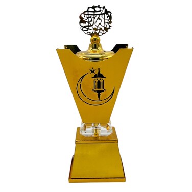 Metal Incense Burner 25Cm*10Cm, Gold