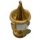 Glass And Metal Incense Burner 23Cm*10.5Cm, Gold/Silver