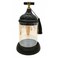 Black Wooden Texture Glass Canister With Lid 18Cm
