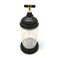 Black Wooden Texture Glass Canister With Lid 25Cm