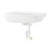 Washbasin With Water Trap White 54X40 Cm