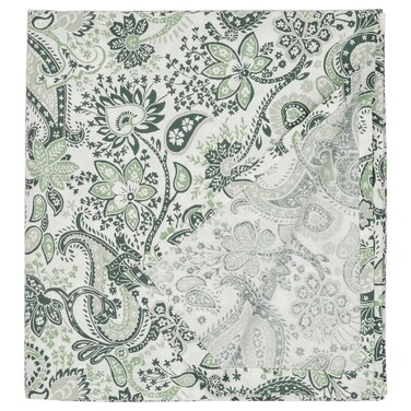 Flat Sheet Green/White 150X260 Cm