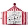 Cushion Circus Tent Shape Red/White 48X37 Cm