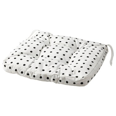 Children'S Armchair Cushion White/Black