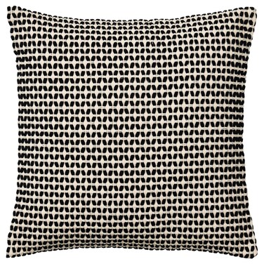 Cushion Cover Beige/Black 50X50 Cm