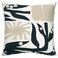 Cushion Cover Black/Light Beige 50X50 Cm