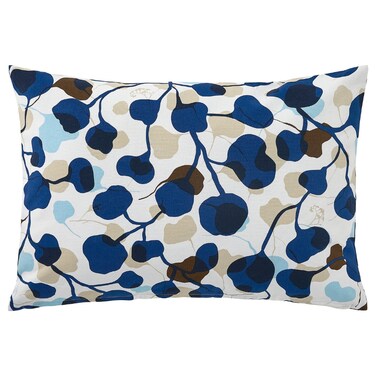 Cushion Cover Blue/Leaf 40X58 Cm