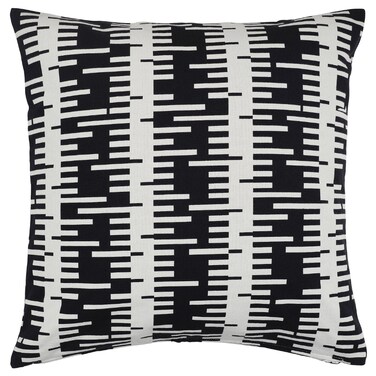 Cushion Cover Off-White/Black 50X50 Cm
