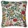 Cushion Cover White Multicolour/Floral Pattern 50X50 Cm