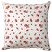 Cushion Cover White/Floral Pattern 50X50 Cm