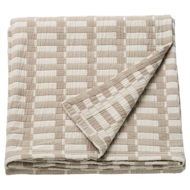 Bedspread Beige 160X250 Cm