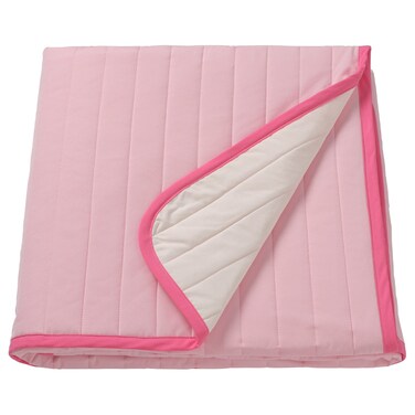 Bedspread Pink/White 160X250 Cm