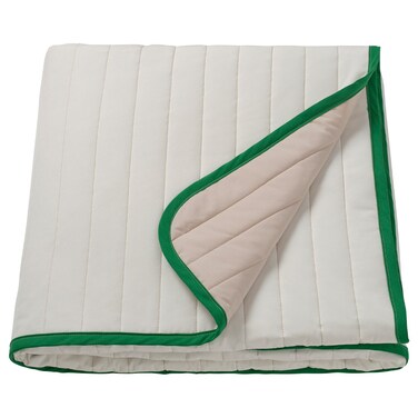Bedspread White/Beige 160X250 Cm