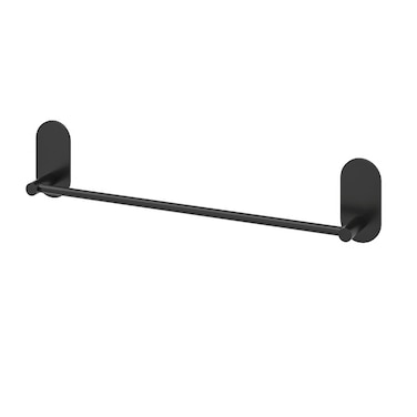Towel Rail Self-Adhesive Black 43X6 Cm