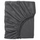 Fitted Sheet Dark Grey 120X200 Cm