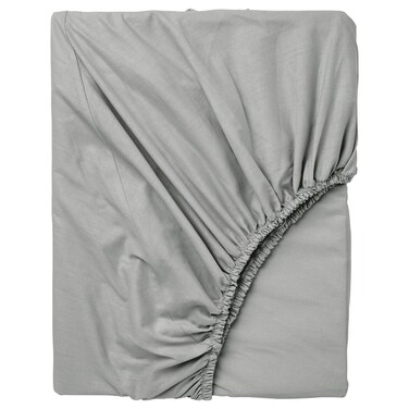 Fitted Sheet Grey 160X200 Cm