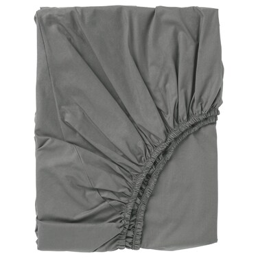 Fitted Sheet Grey 90X200 Cm