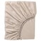 Fitted Sheet Light Beige 160X200 Cm