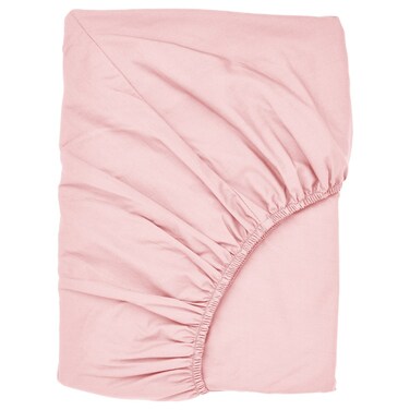 Fitted Sheet Light Pink 140X200 Cm