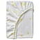 Fitted Sheet White Yellow/Flower Pattern 90X200 Cm