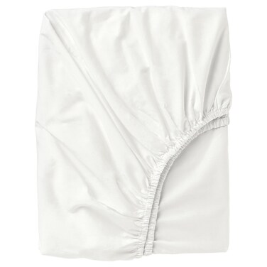 Fitted Sheet White 140X200 Cm