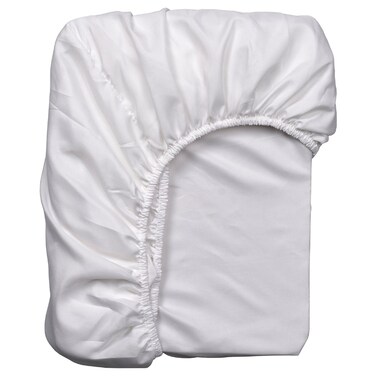 Fitted Sheet White 140X200 Cm