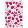 Rug Flatwoven Pink/Leaf Pattern 60X90 Cm