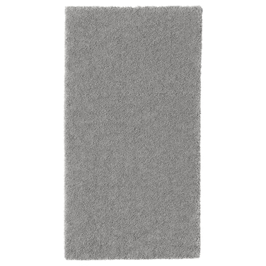 Rug Low Pile Medium Grey 80X150 Cm