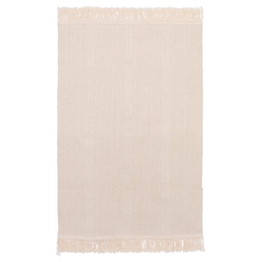 Rug Flatwoven Unbleached 55X85 Cm