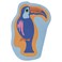 Rug Low Pile Blue Orange/Toucan 83X125 Cm