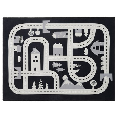 Rug Dark Grey 74X100 Cm