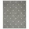 Rug Dotted/Grey 133X160 Cm