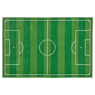 Bath Sheet Green/Football Pitch 100X150 Cm