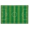 Bath Sheet Green/Football Pitch 100X150 Cm