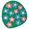 Bath Mat Floral Pattern/Multicolour 60X65 Cm