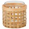 Tealight Holder Bamboo 8 Cm