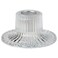 Candlestick Clear Glass 4 Cm