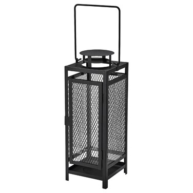 Lantern For Pillar Candle In/Outdoor Anthracite 34 Cm