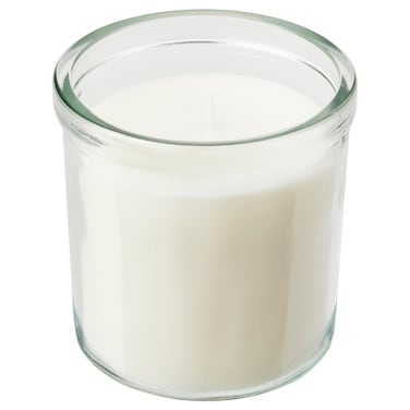 Scented Candle In Glass Vanilla/Light Beige 40 Hr