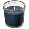 Scented Candle In Glass Vetiver &amp; Geranium/Black-Turquoise 20 Hr